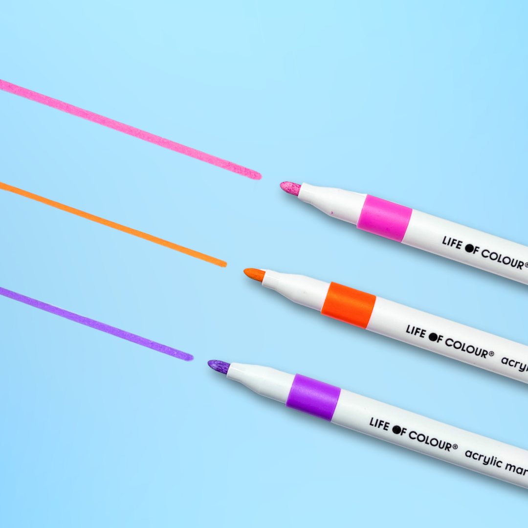 Life of Colour | Acrylic Markers Tutti Fruity - set of 24