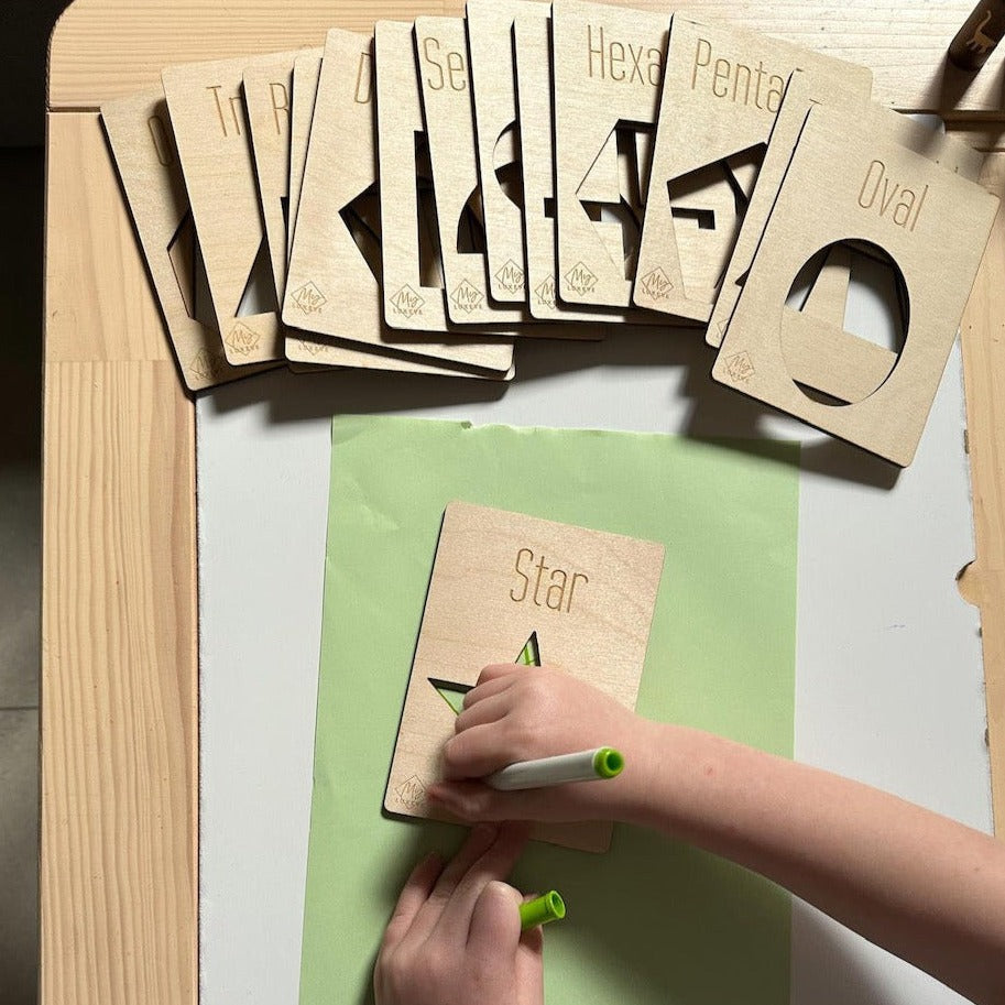 Shapes Tracing Flashcards