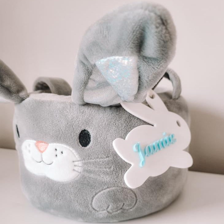 Personalised Acrylic Bunny Tag | My Luxeve
