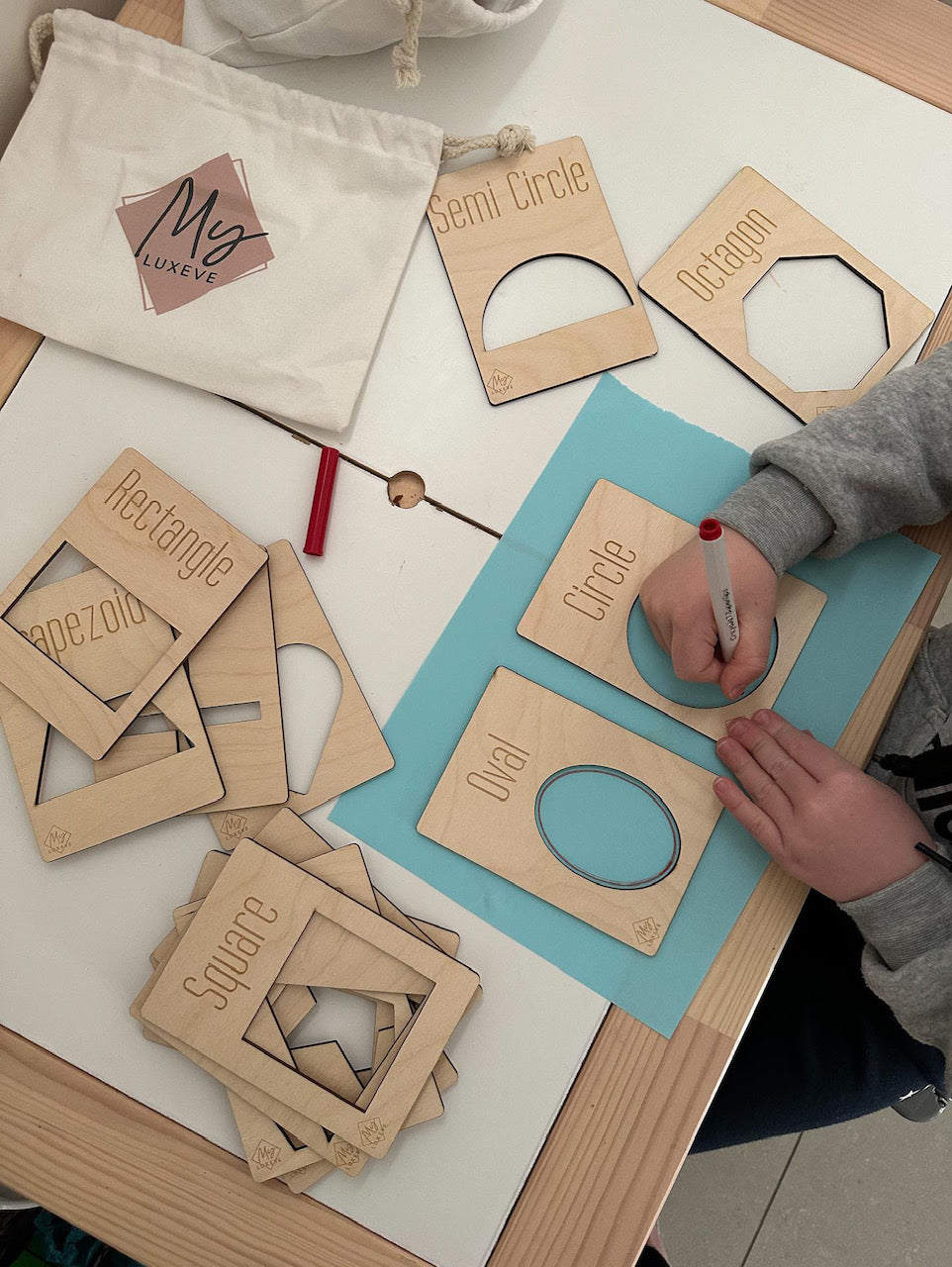 Shapes Tracing Flashcards