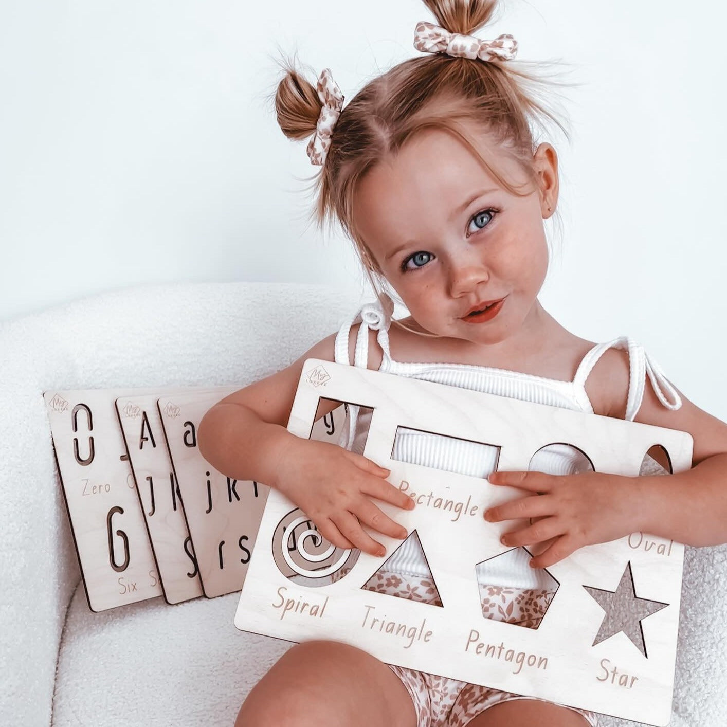 Timber Tracing Stencils | Alphabet Lower and Upper Case | Shapes | Numbers