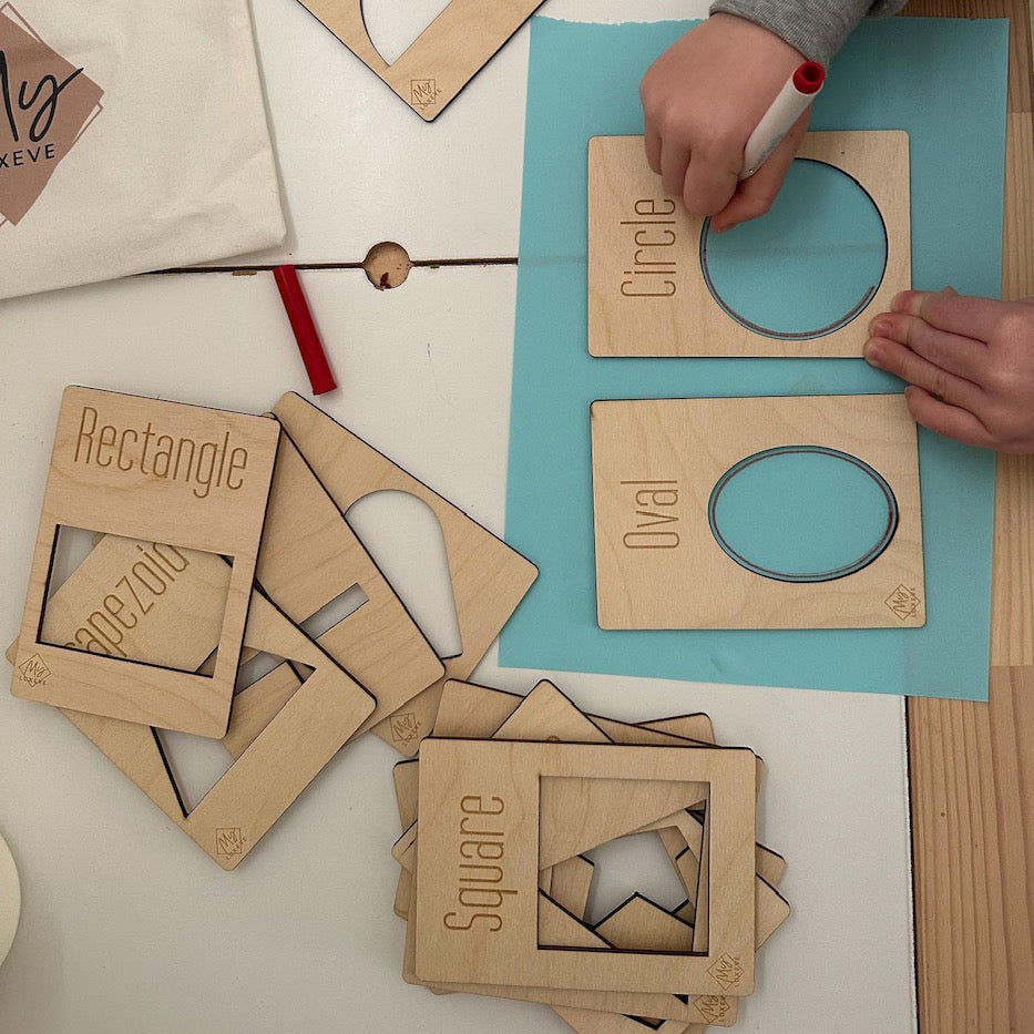 Shapes Tracing Flashcards