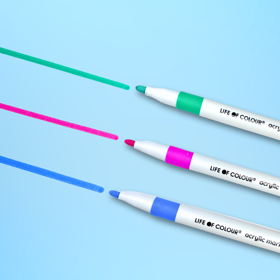 Life of Colour | Acrylic Markers - Set of 24
