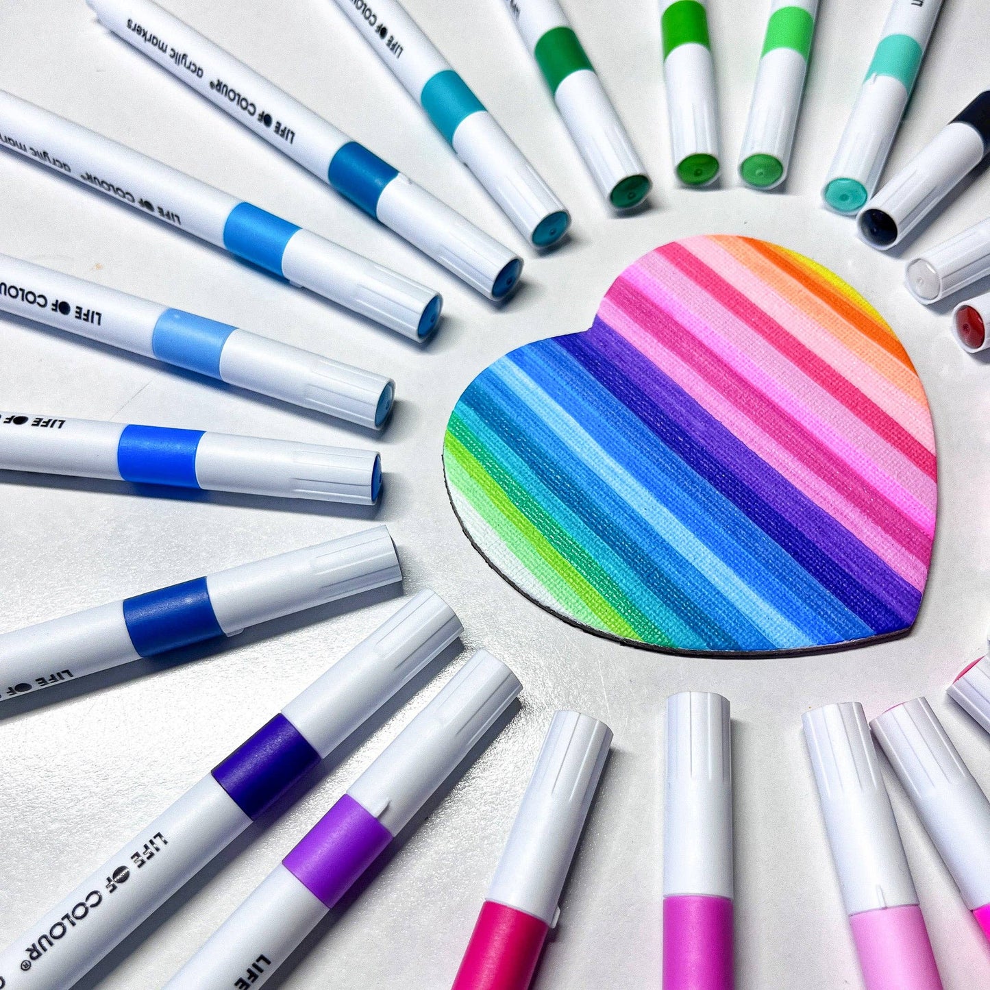 Life of Colour | Acrylic Markers Tutti Fruity - set of 24