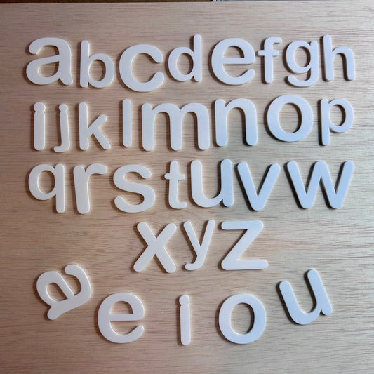 Acrylic Alphabet Set | Lowercase