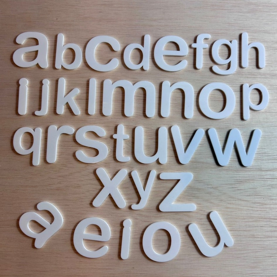 Acrylic Alphabet Set | Lowercase