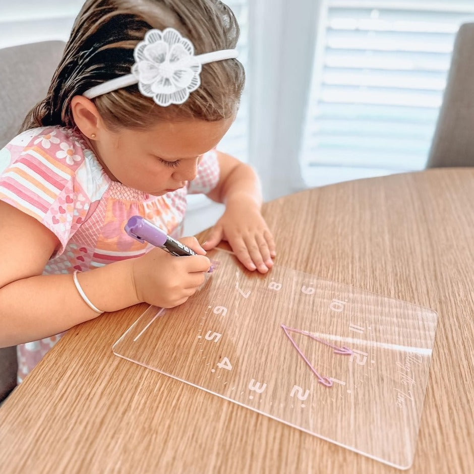 Telling The Time Writing and Learning Board