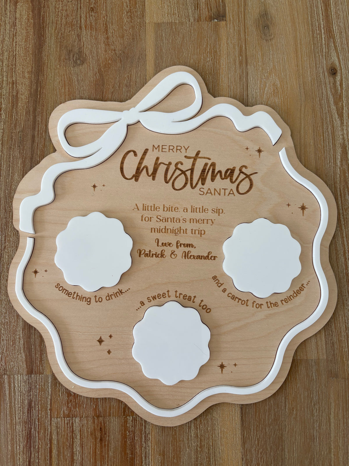 Merry Christmas Santa Treat Board