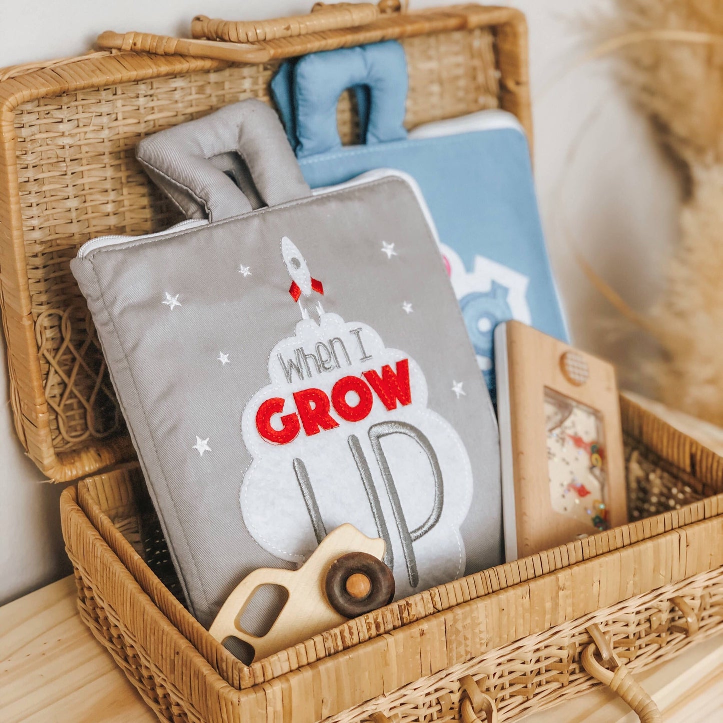 Curious Columbus When I Grow Up Fabric Activity Book