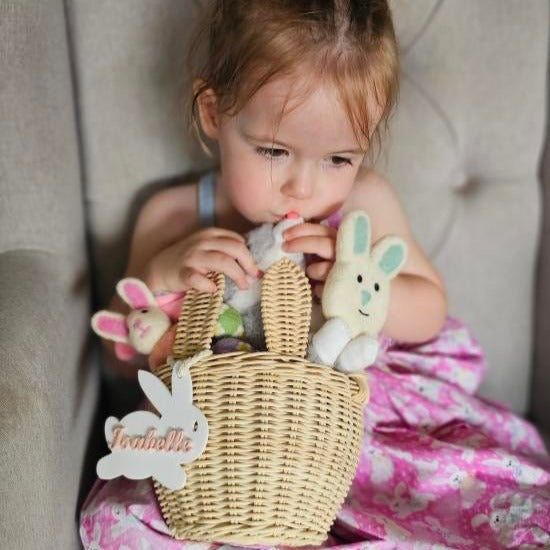 Personalised Acrylic Bunny Tag