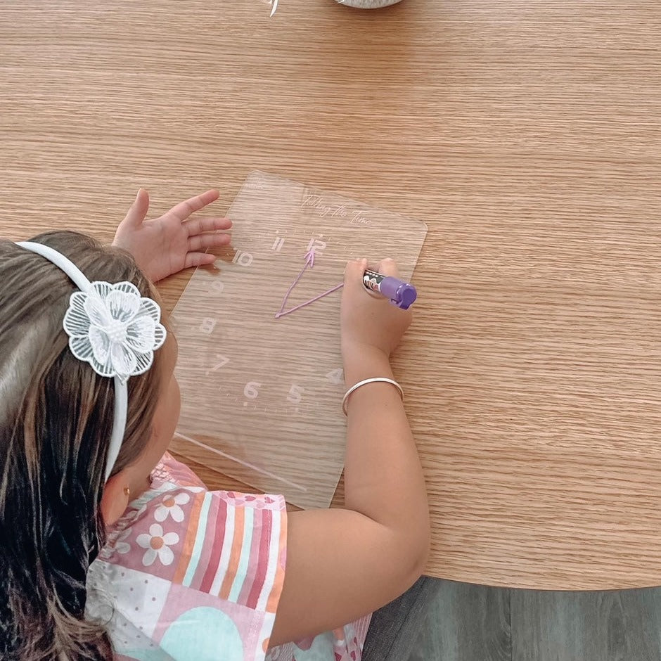 Telling The Time Writing and Learning Board