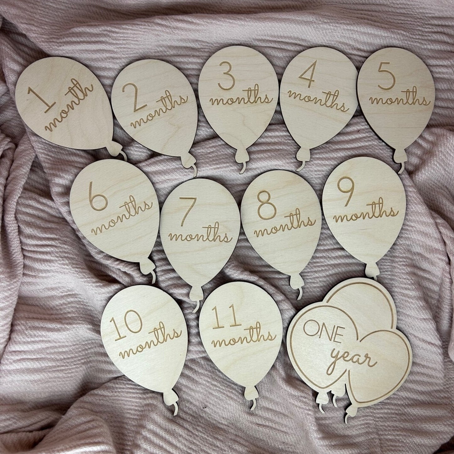 Balloon Milestone Discs Full Set