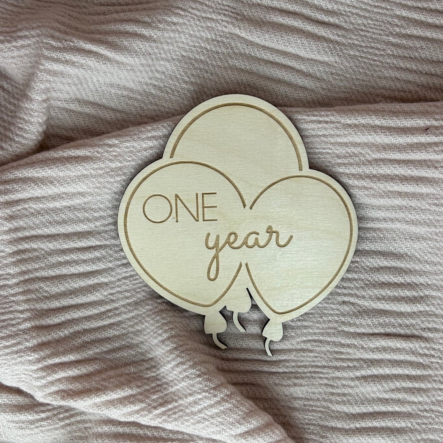 Balloon Milestone Discs One Year Disc