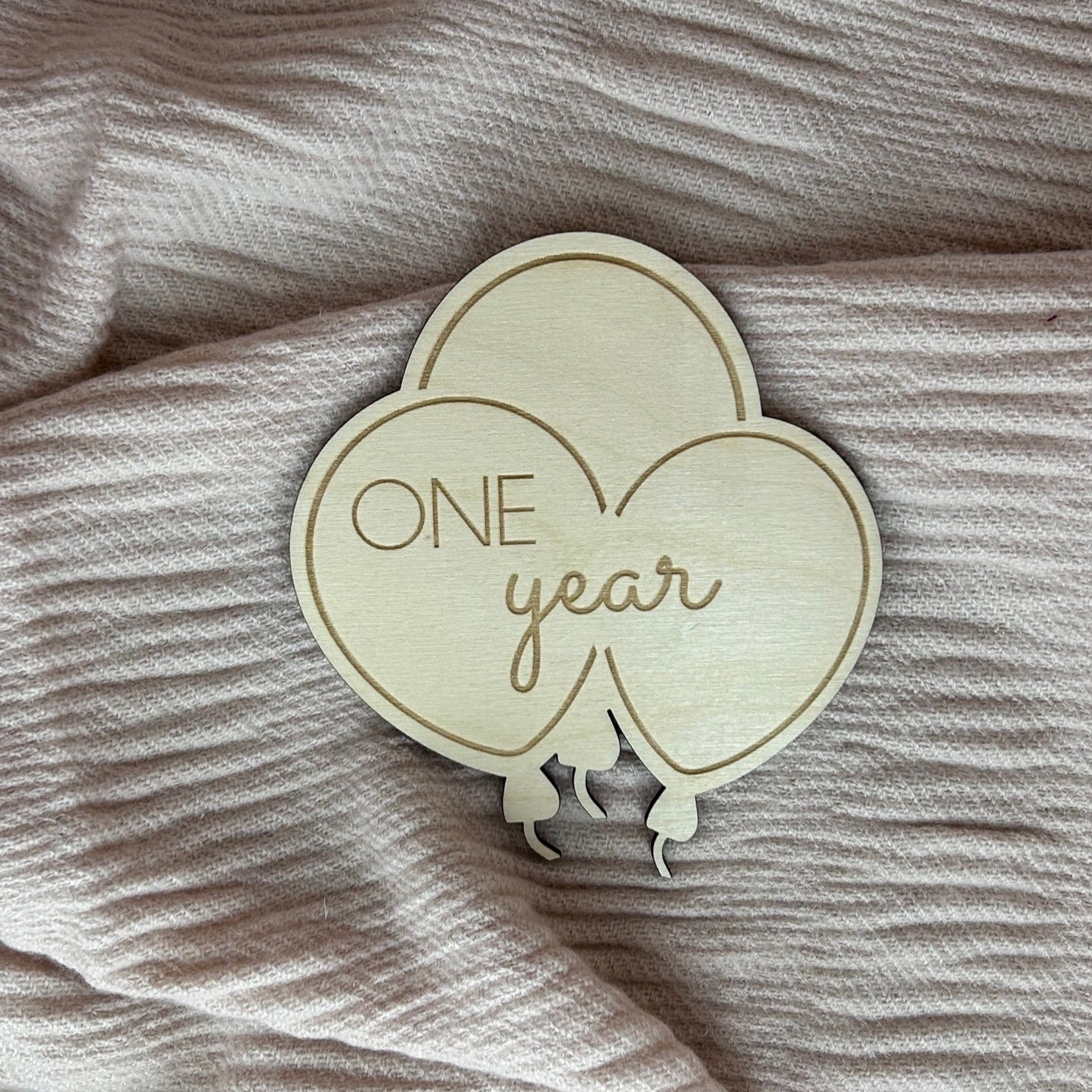 Balloon Milestone Discs One Year Disc