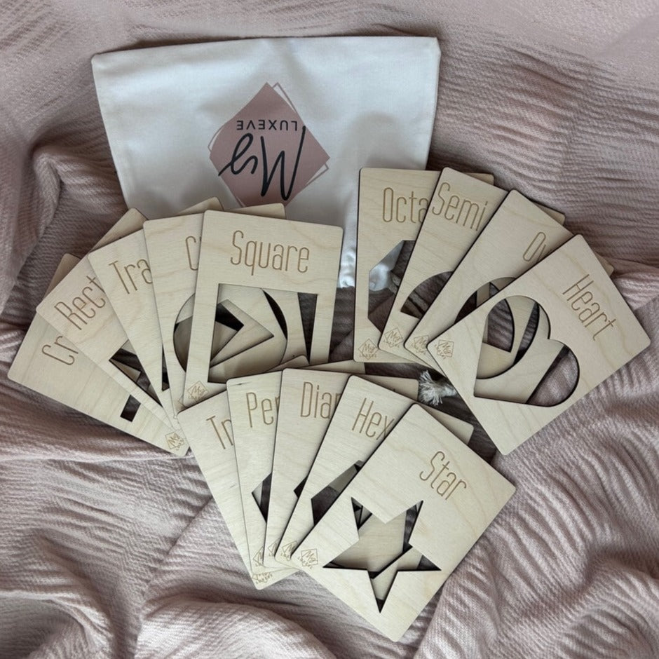 Shapes Tracing Flashcards