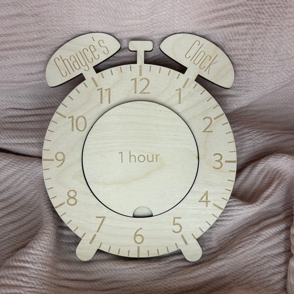 Montessori Timber Learning Clock