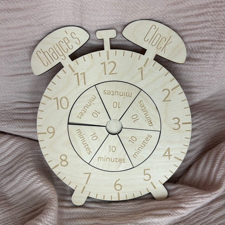 Montessori Timber Learning Clock