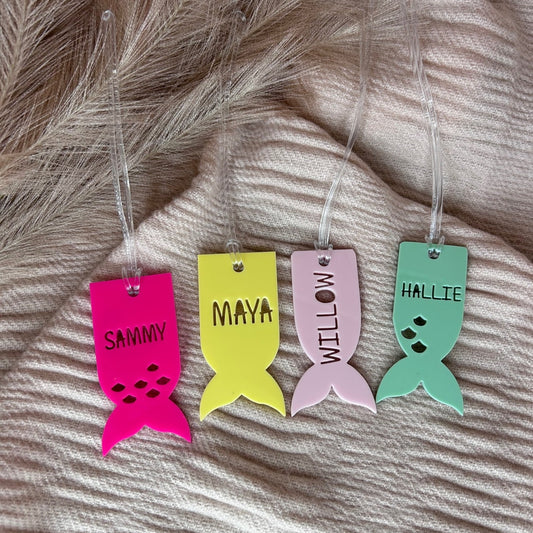 Mermaid Bag Tags - all designs