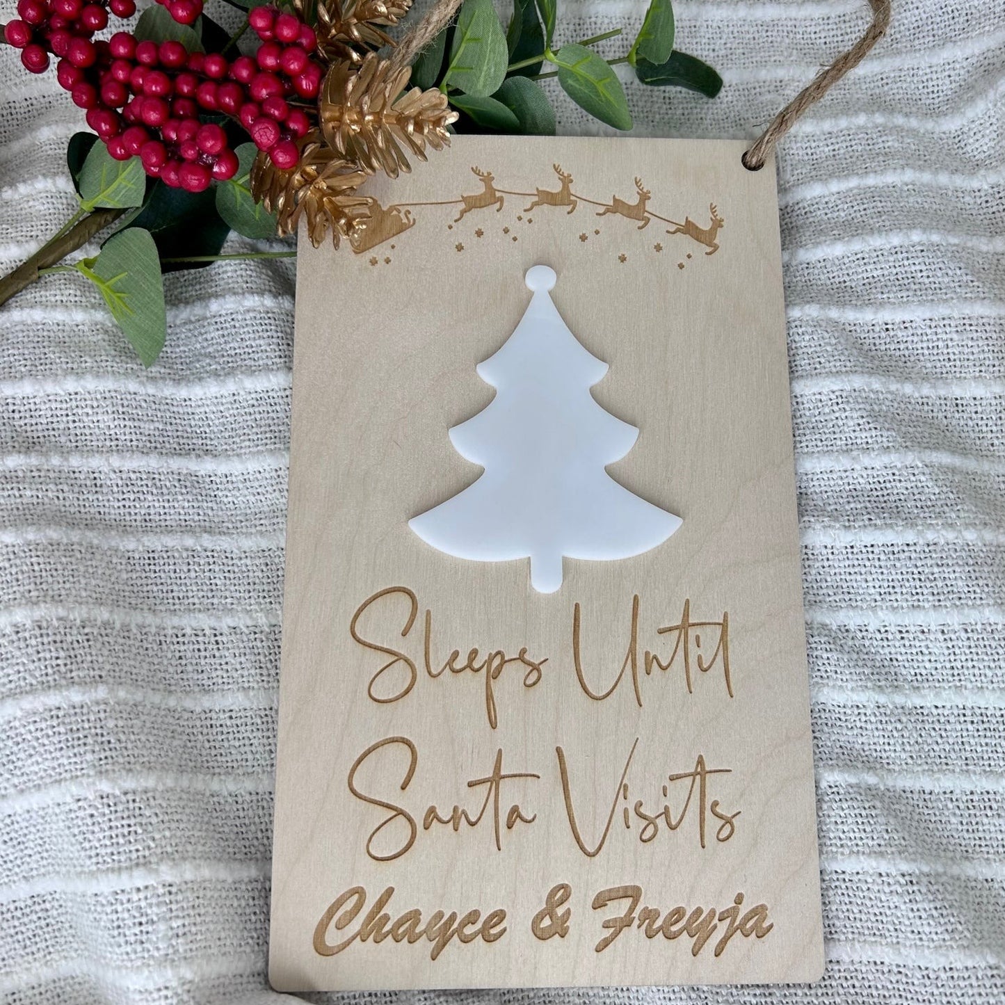 Sleeps Until Santa Visits