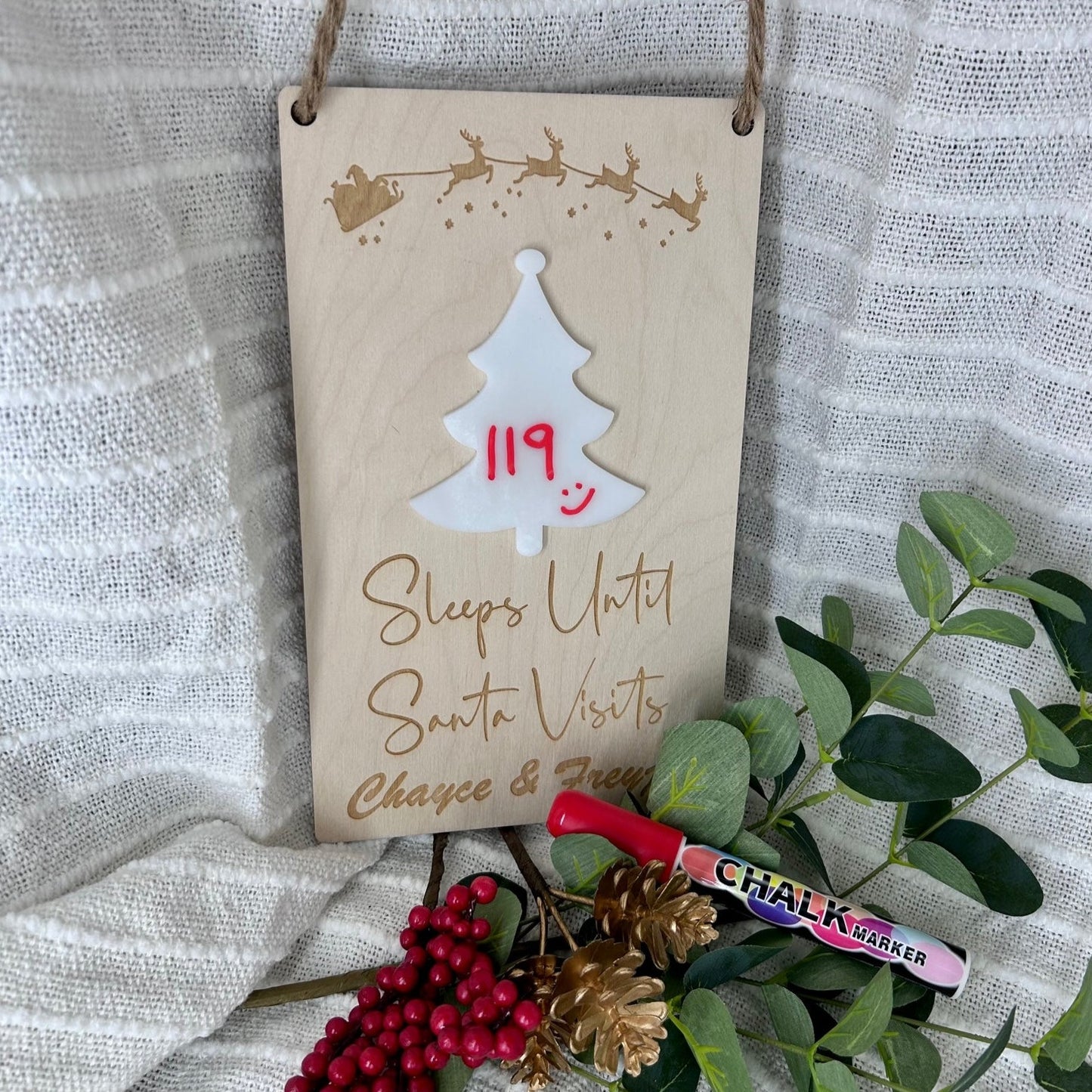 Sleeps Until Santa Visits
