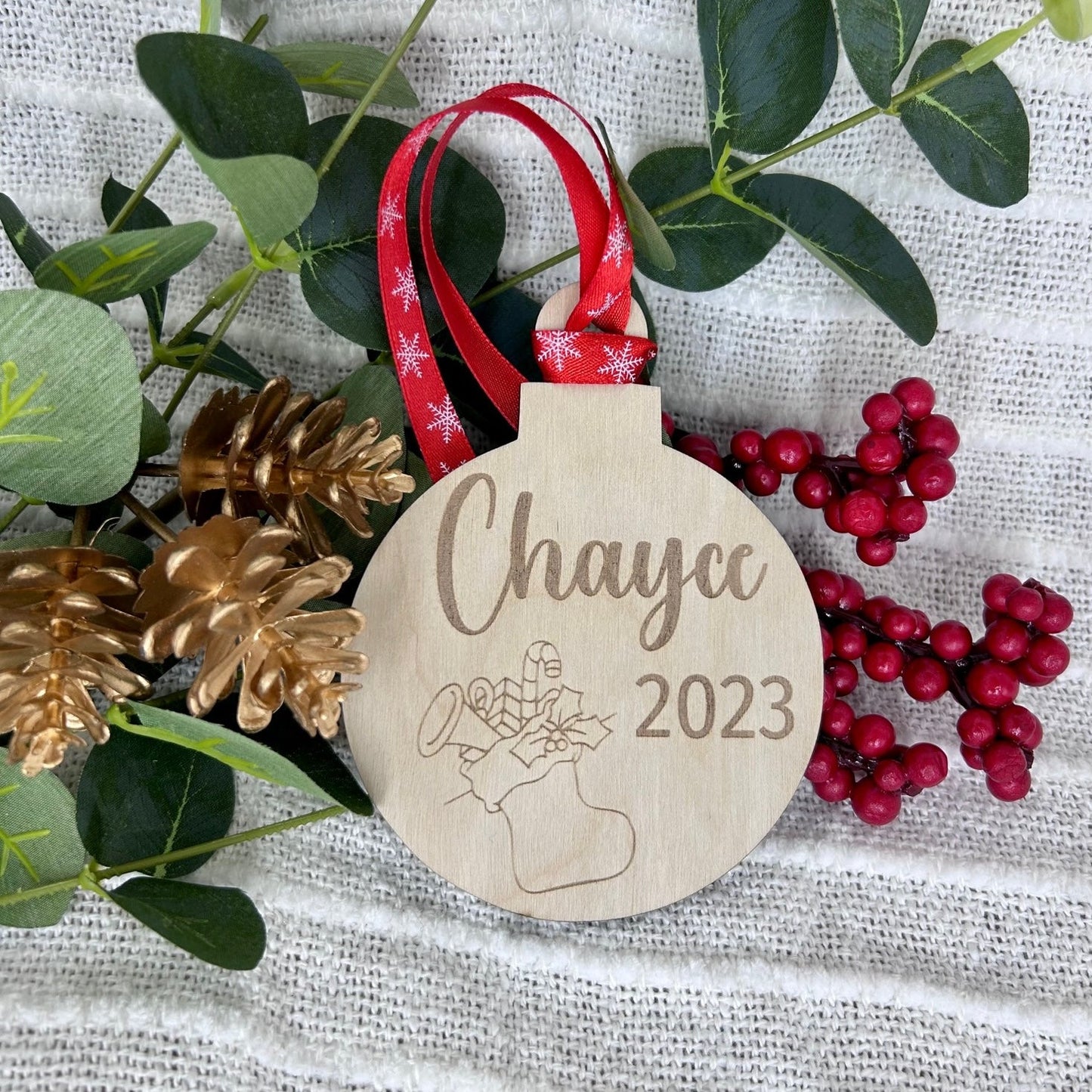 Personalised Christmas Tree Ornament