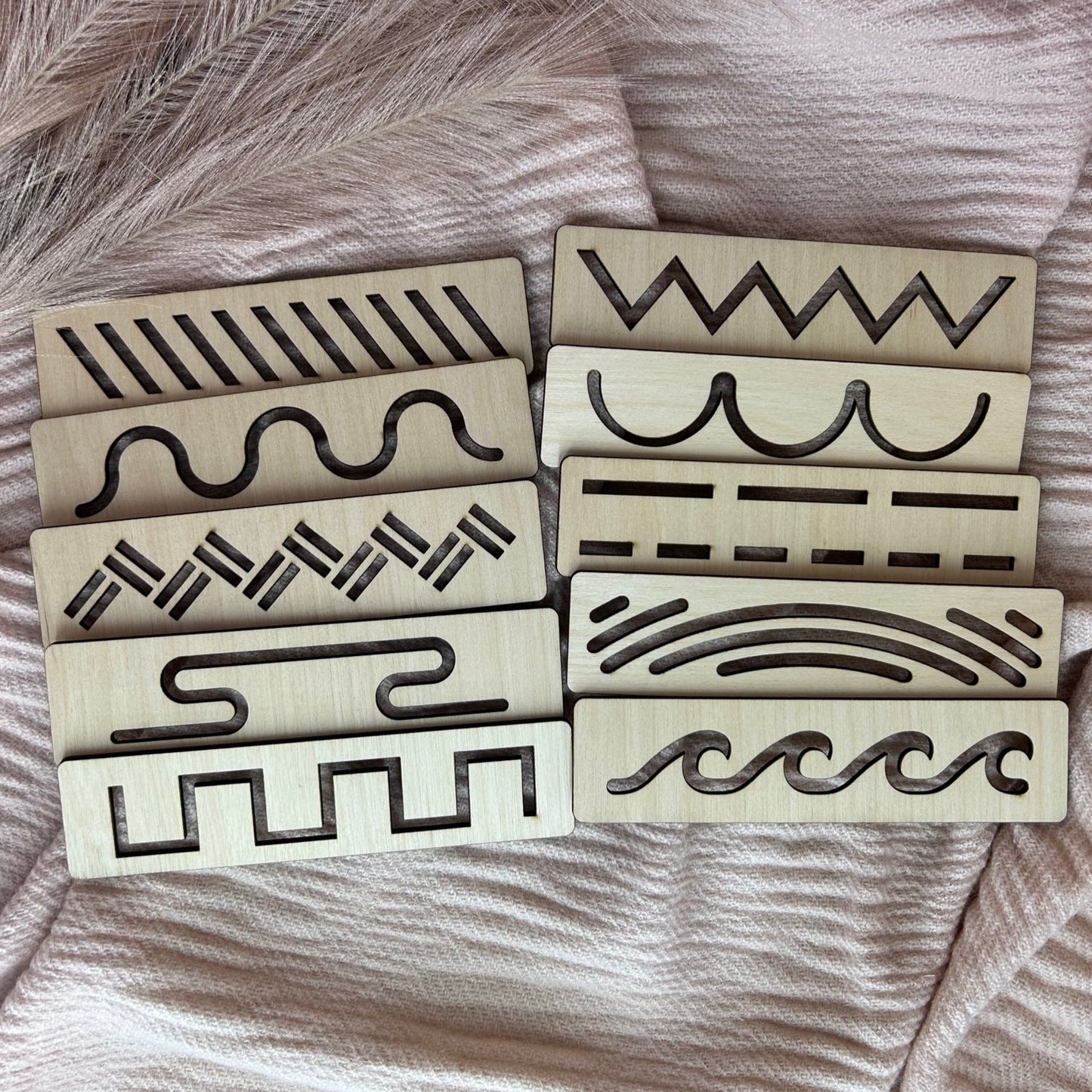 Montessori Tracing Stencils (set of 10)