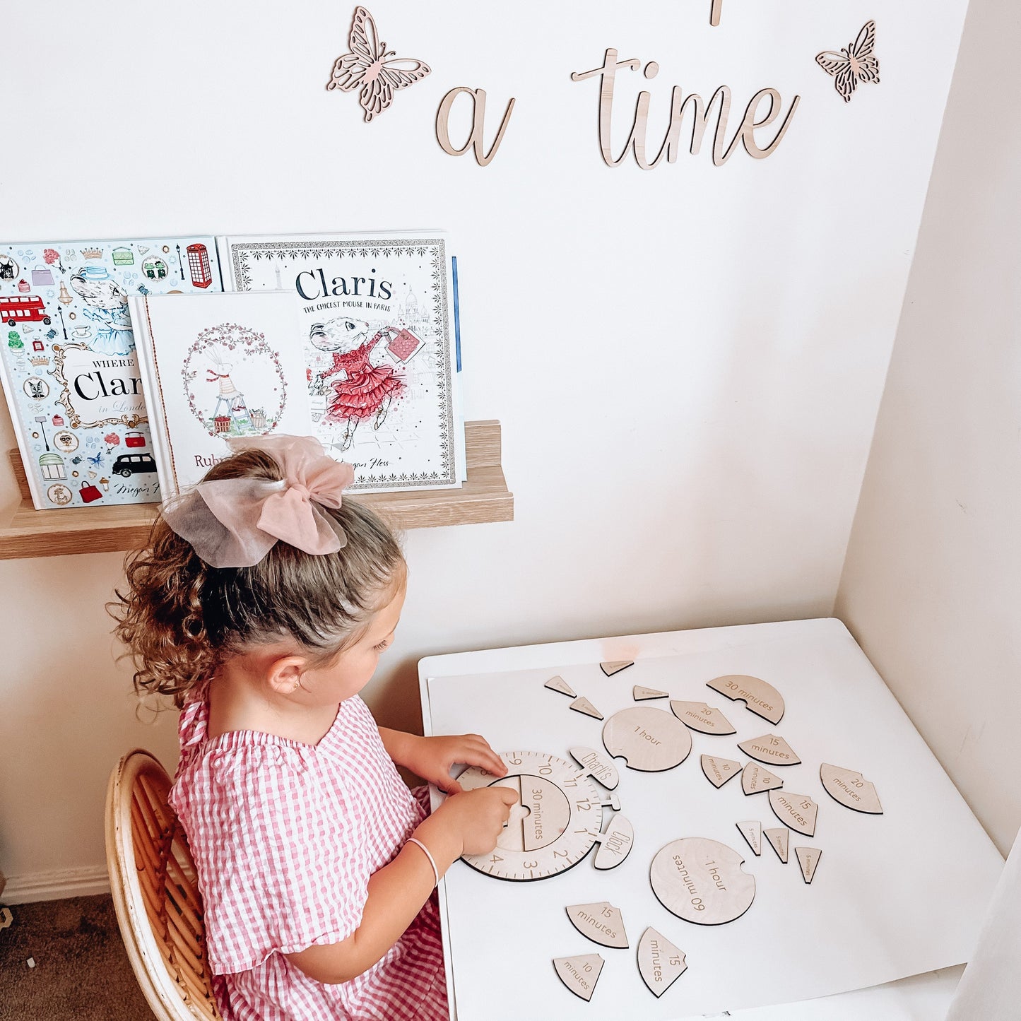 Montessori Timber Learning Clock