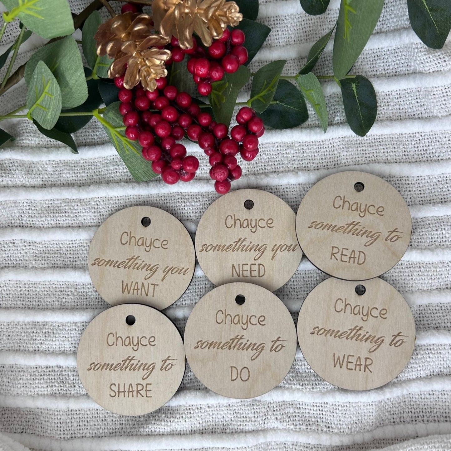 Personalised Christmas Gift Tags
