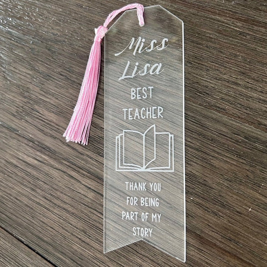 Acrylic Teachers|Educators Bookmark