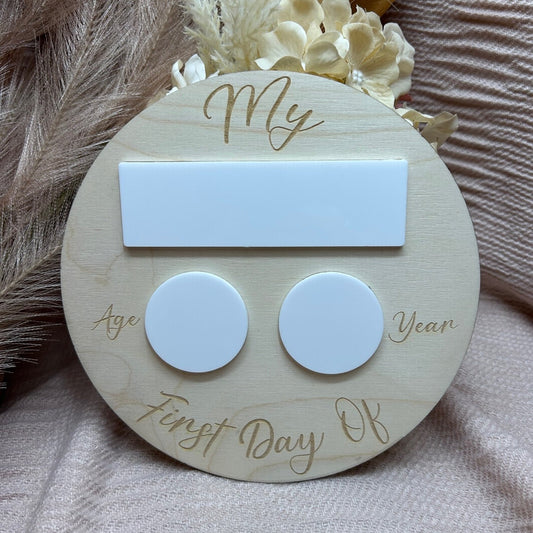 First Day School Board, Double Sided