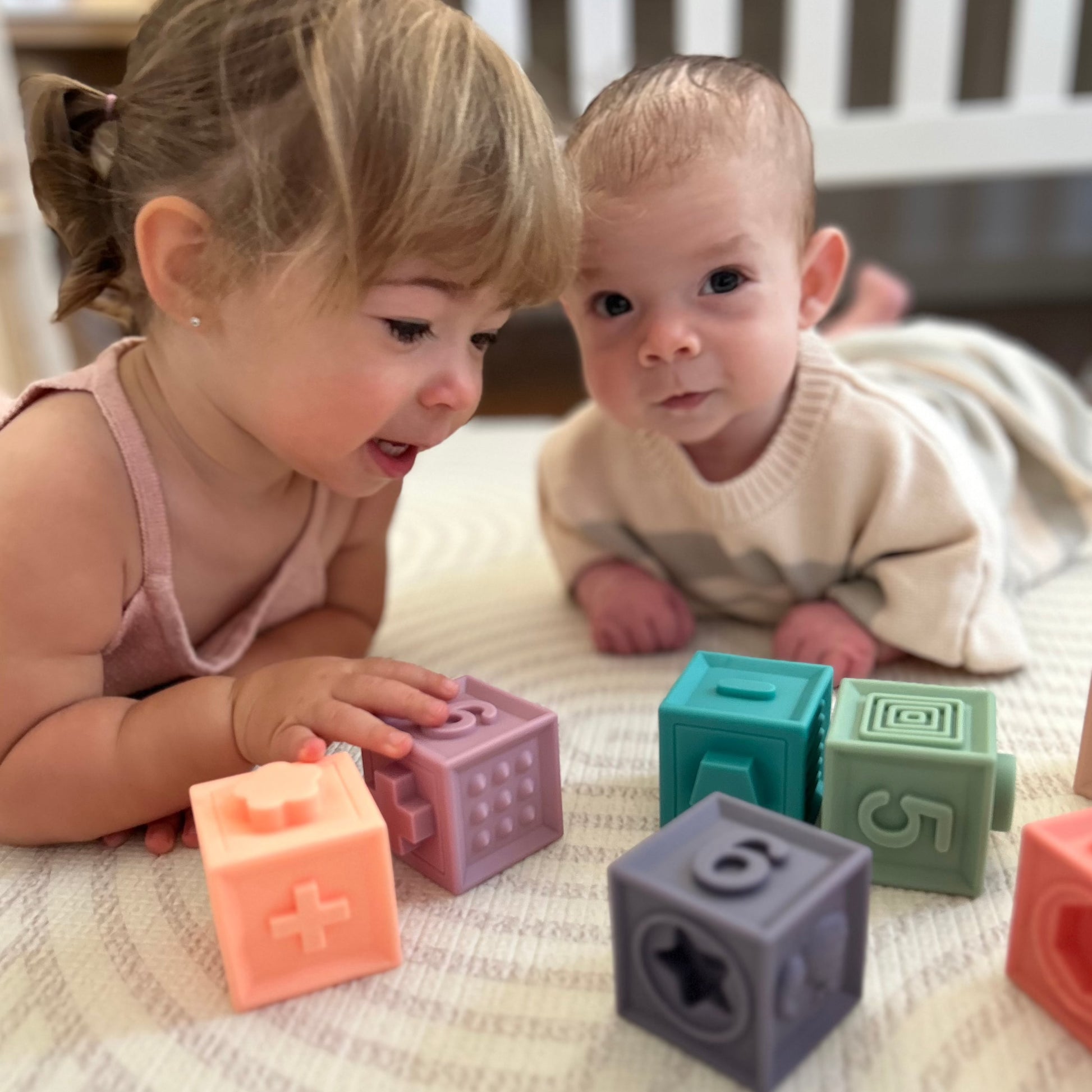 Montessori Silicone Stacking Blocks