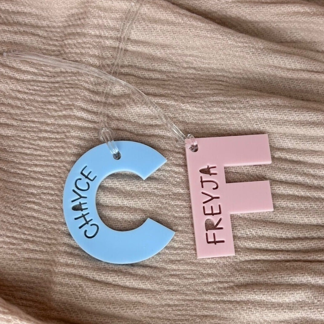 Alphabet Personalised Bag Tag