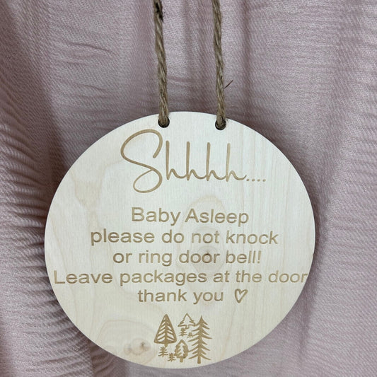 Shhhh.... Baby Asleep Sign