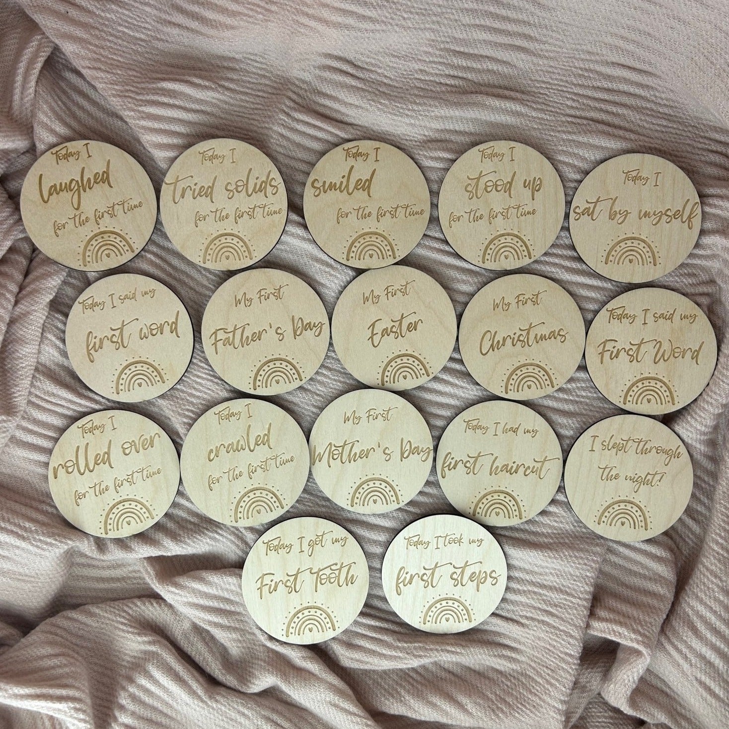 My Firsts - Rainbow Theme Milestones