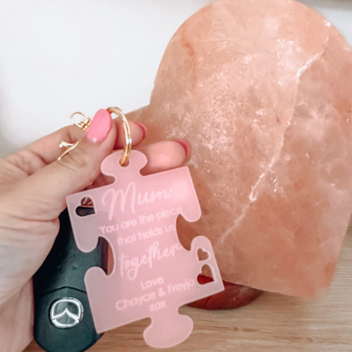 Personalised Puzzle Piece Keyring | Mother's Day