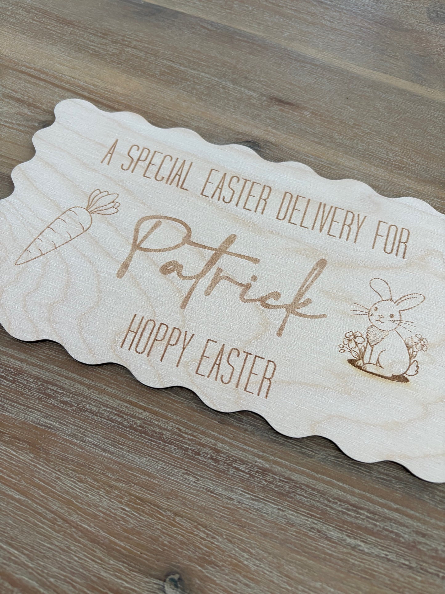 Personalised Easter Plaque
