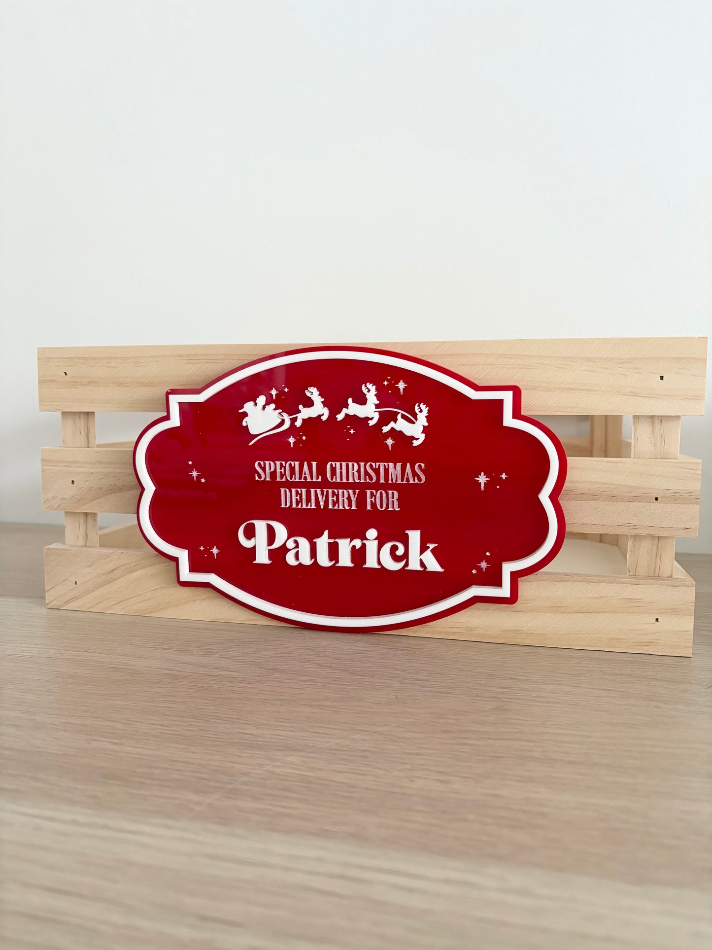 PLAQUE ONLY - Acrylic Christmas Plaque
