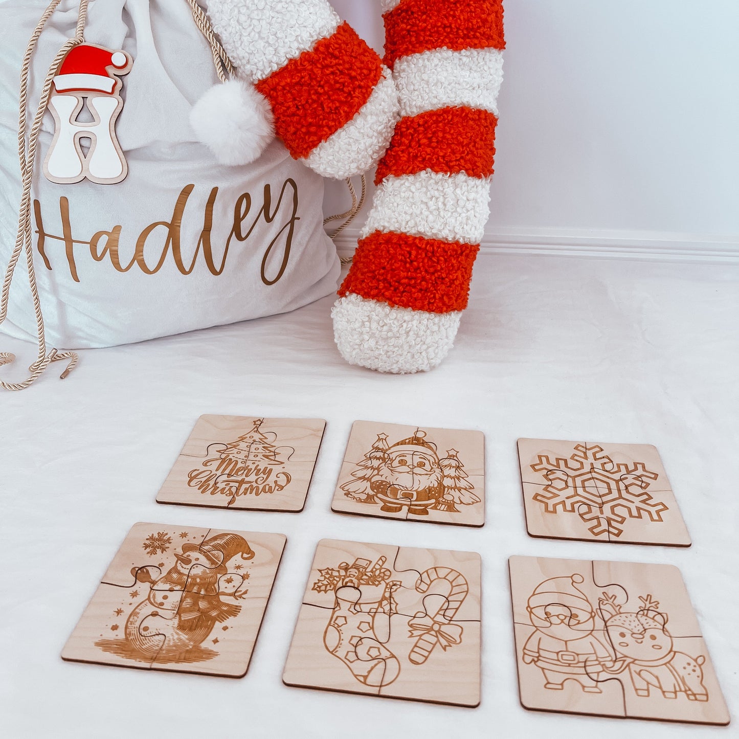 Set of 6 Christmas Puzzles with My Luxeve