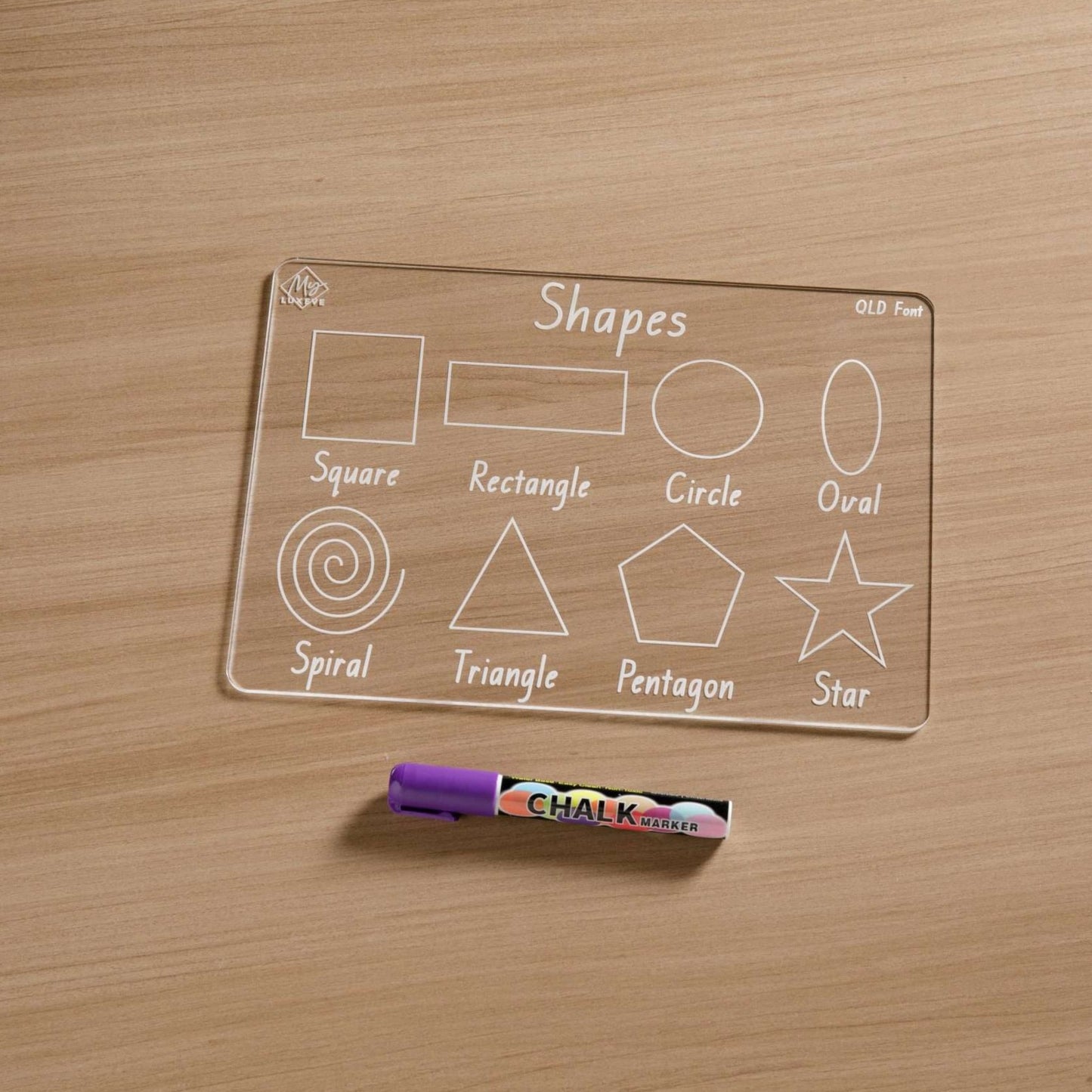 Shapes Tracing Board