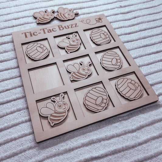 Tic Tac Toe Bee Themed