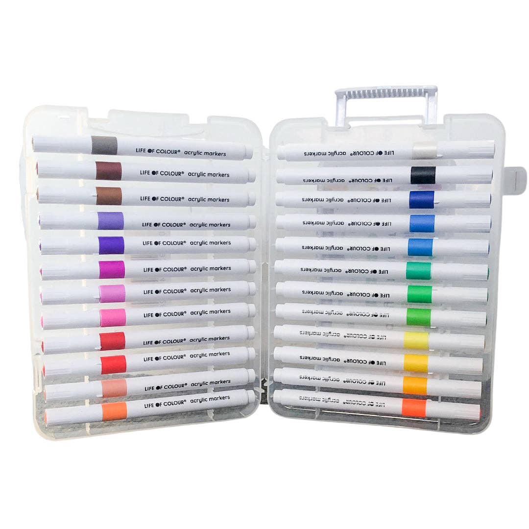 Life of Colour | Acrylic Markers - Set of 24