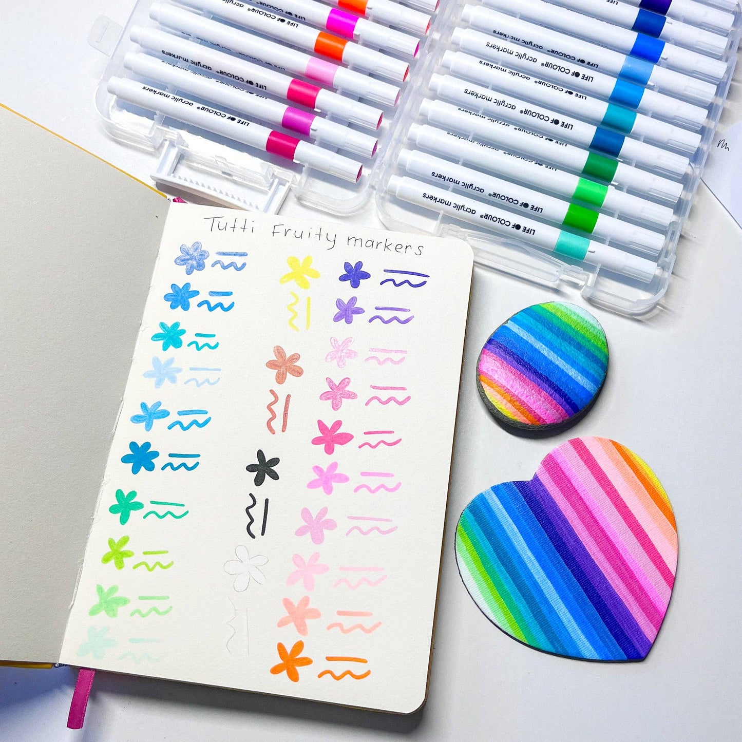 Life of Colour | Acrylic Markers Tutti Fruity - set of 24