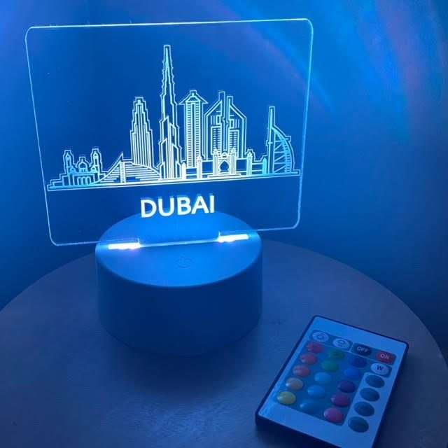 Dubai Night Light