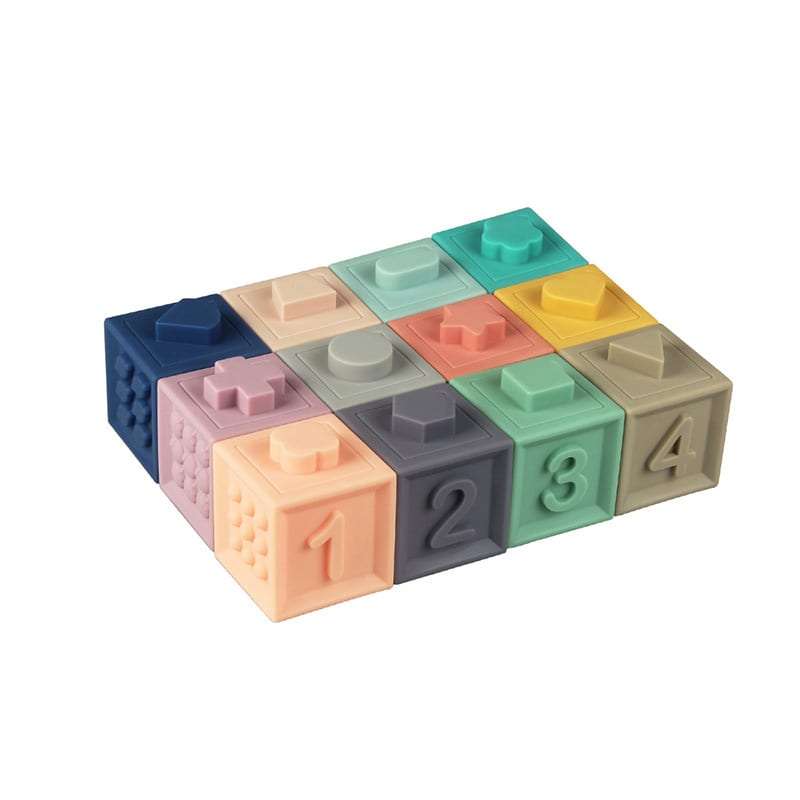 Montessori Silicone Stacking Blocks