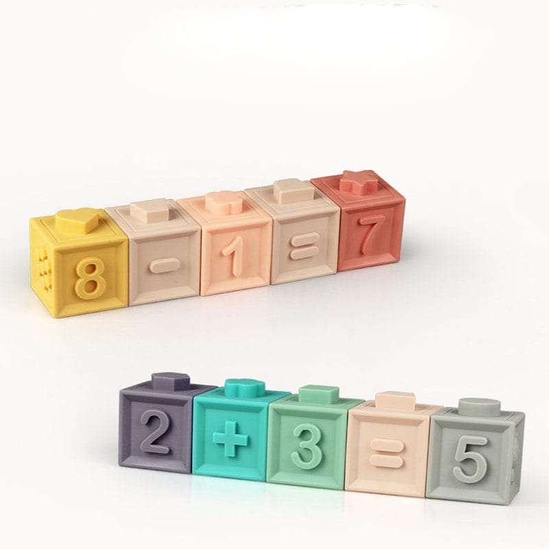 Montessori Silicone Stacking Blocks