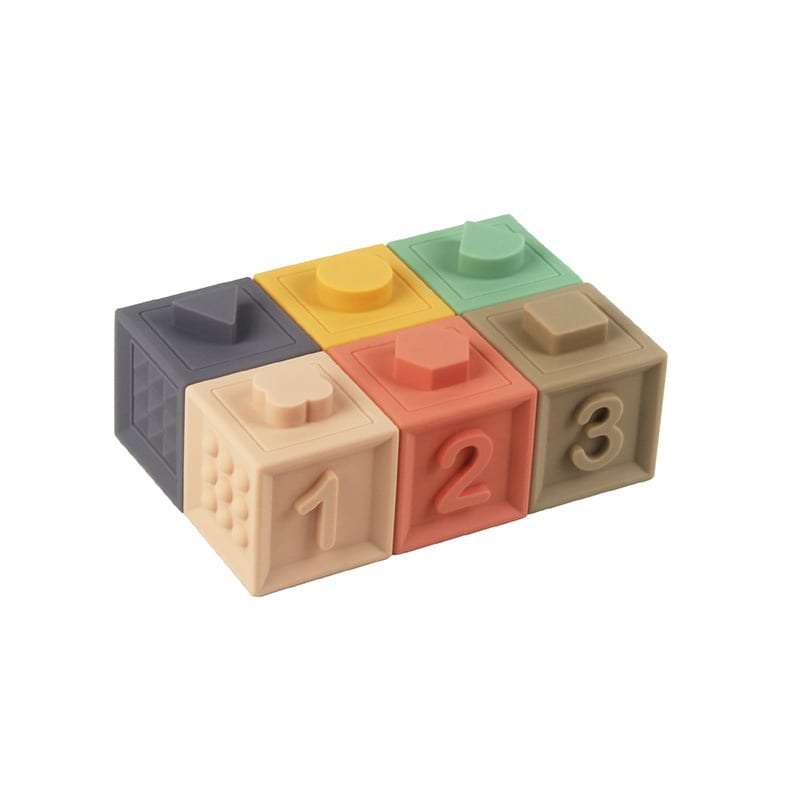 Montessori Silicone Stacking Blocks