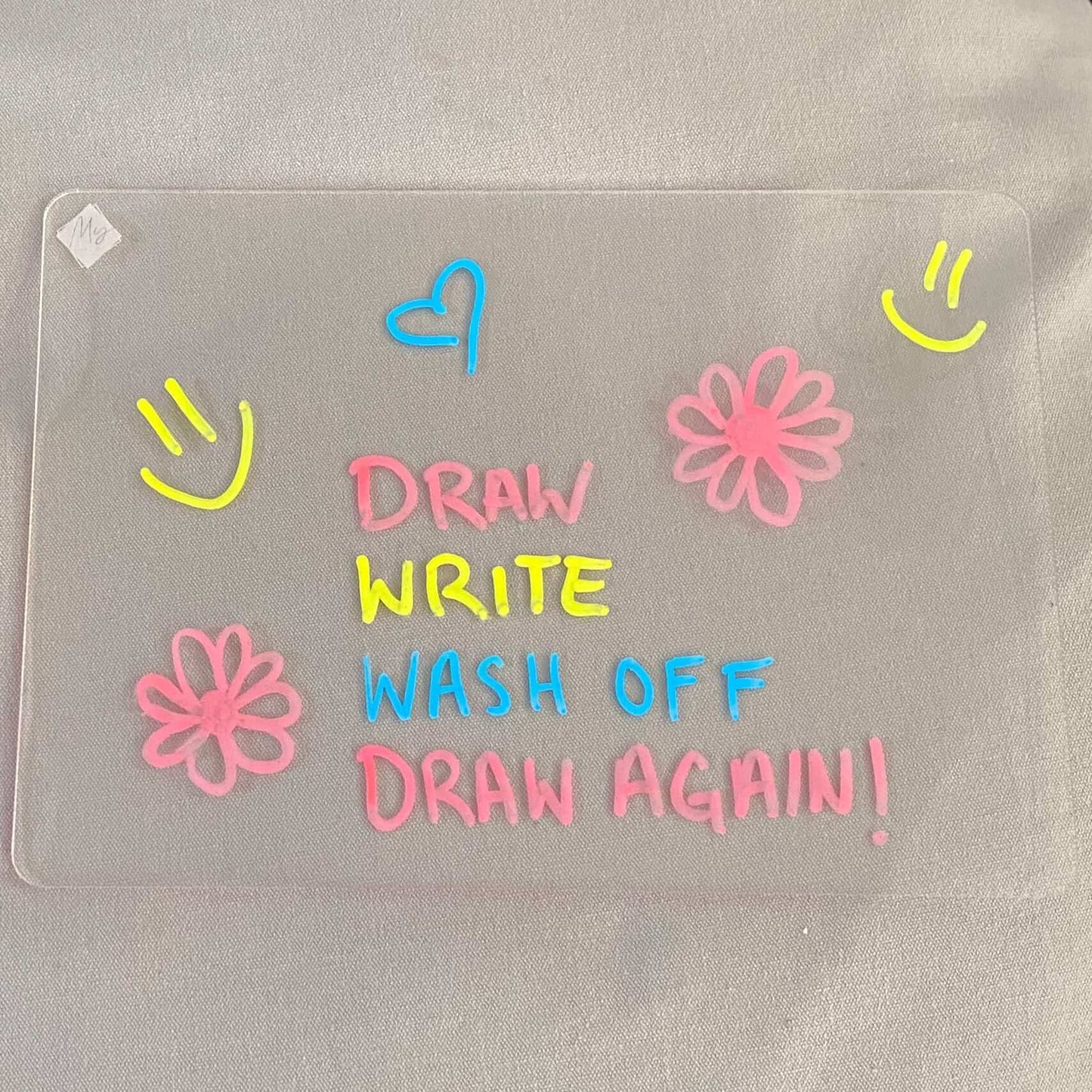 Blank Writing and Drawing Board