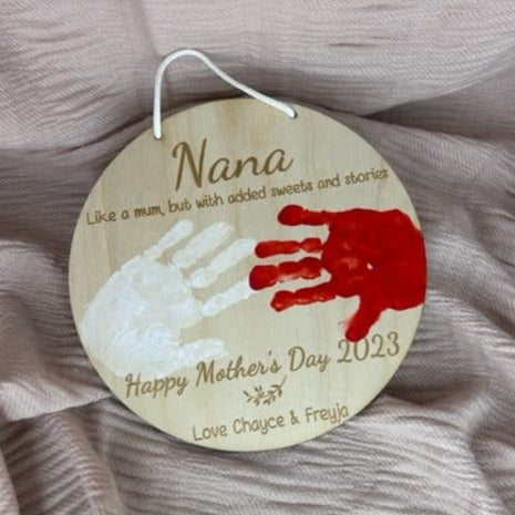 Nana Handprint Sign