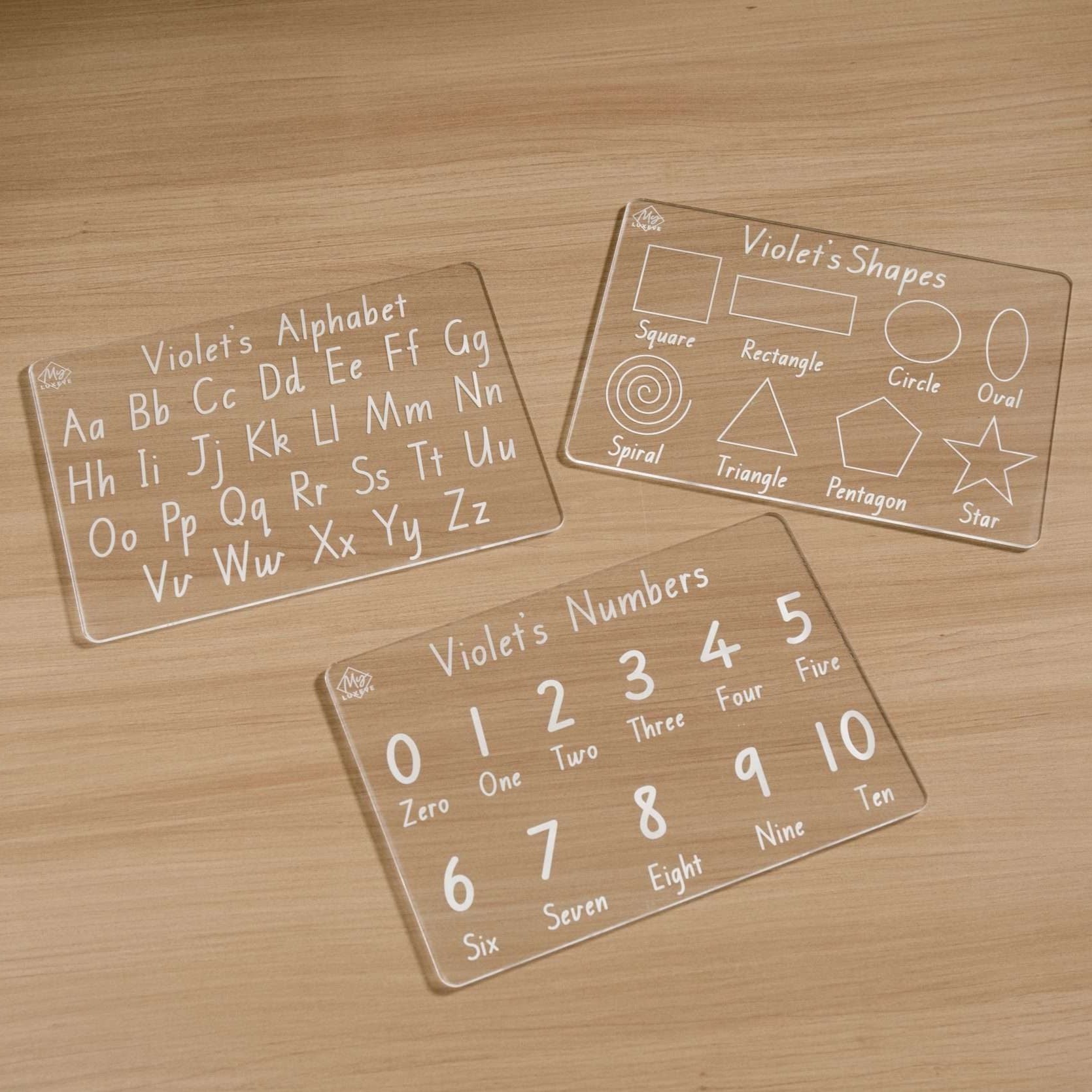 Personalised Tracing Board Bundle Pack