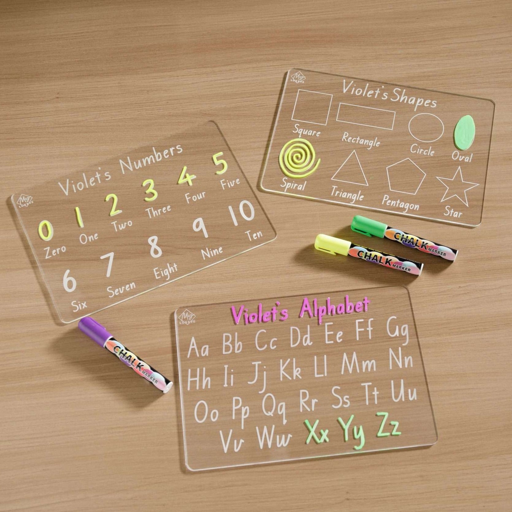 Personalised Tracing Board Bundle Pack